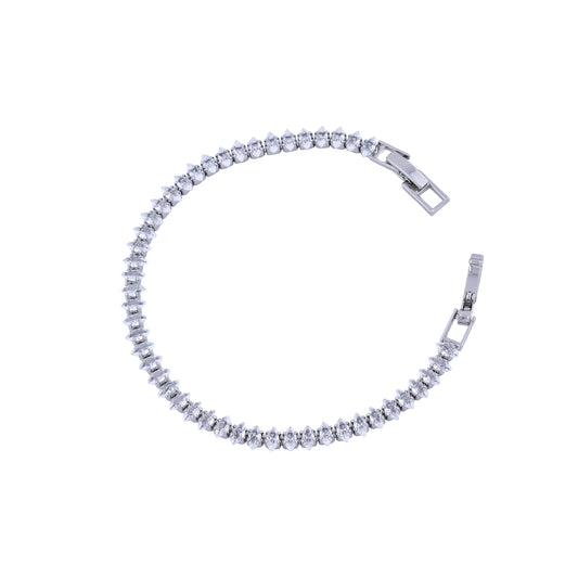 Royal Glow Pear Tennis Bracelet