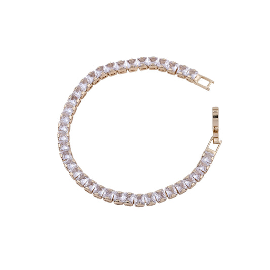 Luxe Radiance Princess Tennis Bracelet