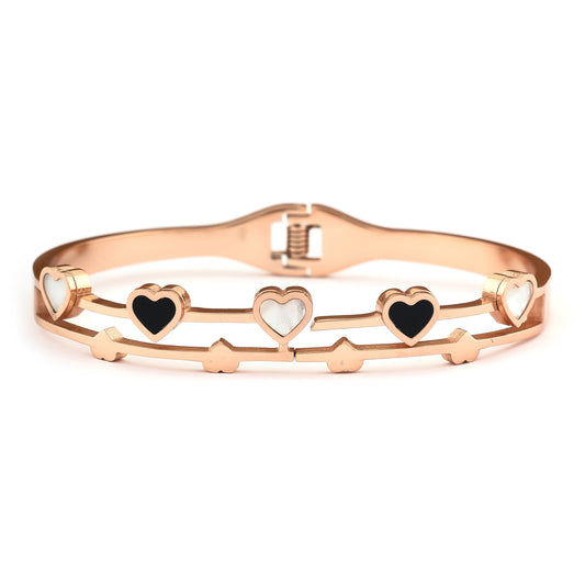 Celeste Heartline Bangle