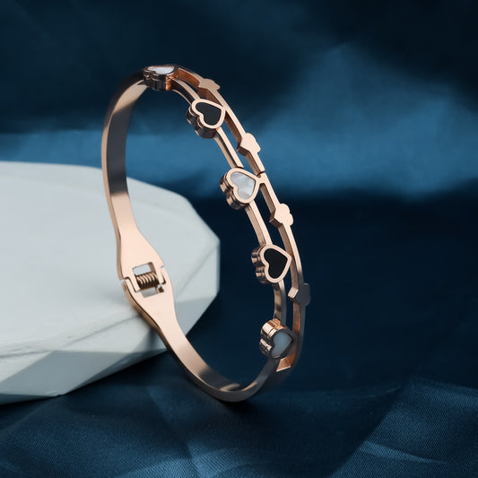 Celeste Heartline Bangle