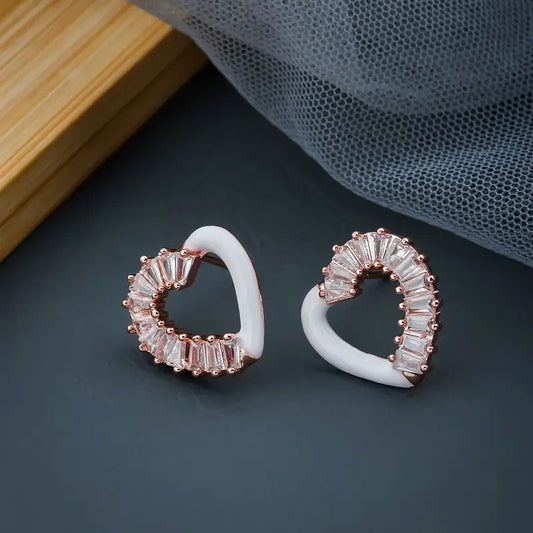 White Accent Earrings