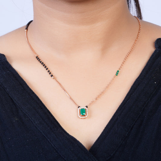 Enchanted Emerald: The Aria Mangalsutra