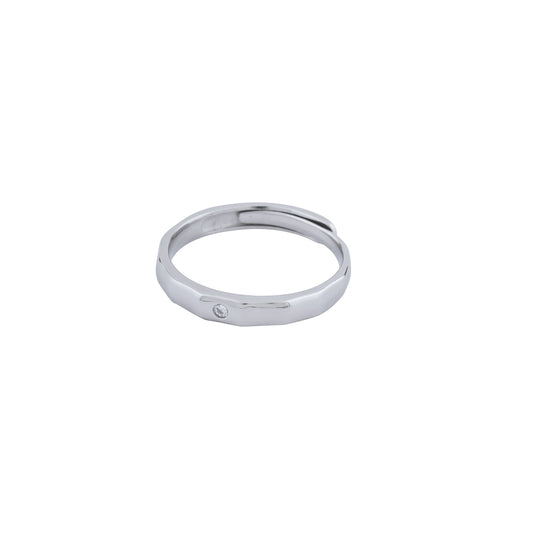 Minimalist Textured Band Ring