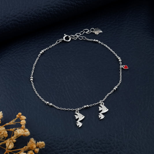 Ocean Love Silver Charm Bracelet