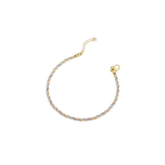 Tricolor Twist Rope Bracelet