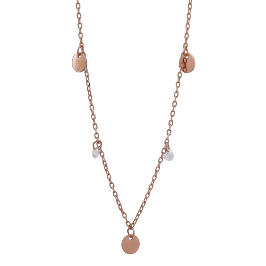 Celeste Coin Drop Necklace