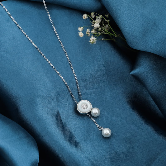 Cascade Pearl Drop Necklace