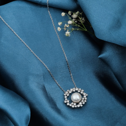 Celestial Pearl Wreath Necklace