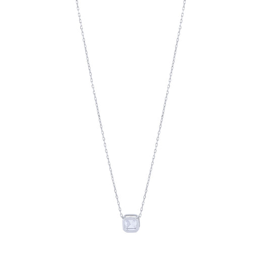 Solace Baguette Solitaire Necklace