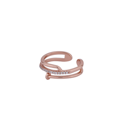 Twisted Spark Elegance Ring