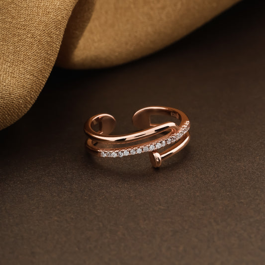 Twisted Spark Elegance Ring
