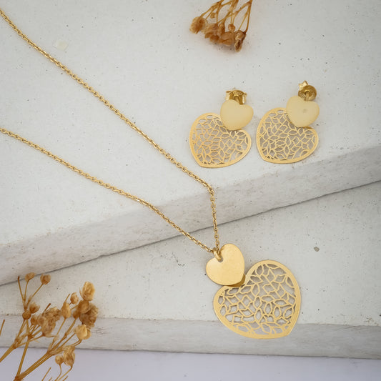 Amor Lace Heart Set