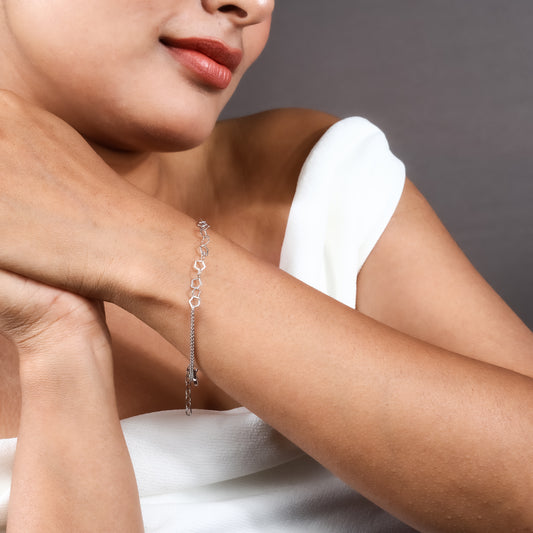 Silver Chic Chainlink Bracelet