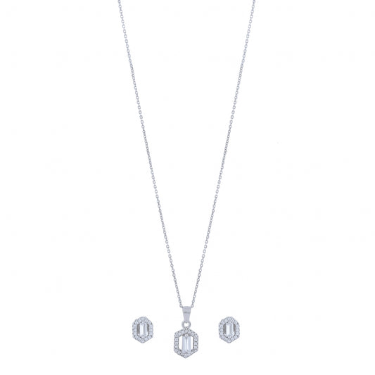 Celestia Emerald Halo Set