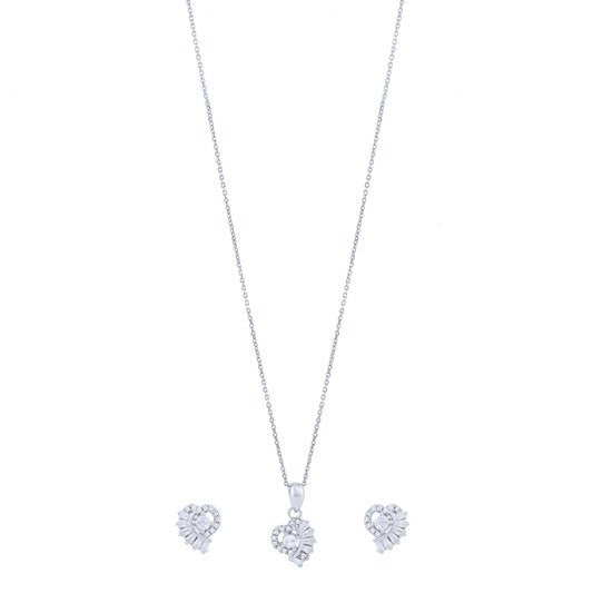 Elira Baguette Heart Set