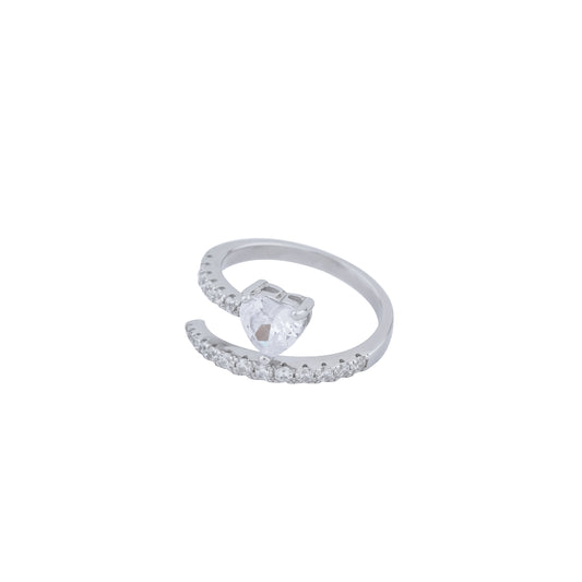 Heart Whisper Adjustable Wrap Ring