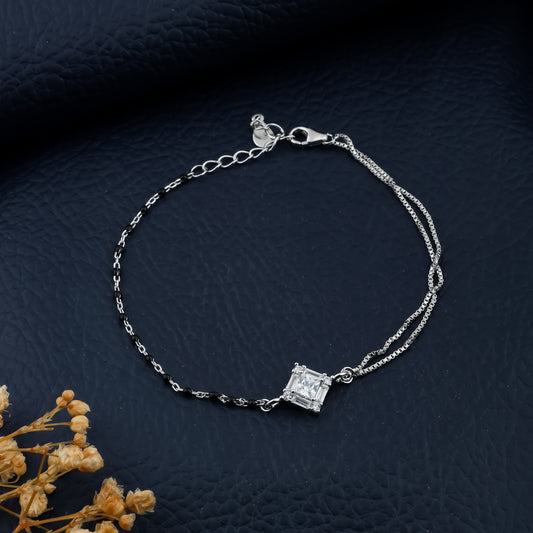 Square Spark Mangalsutra Bracelet
