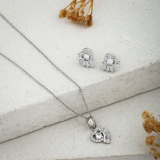 Elira Baguette Heart Set