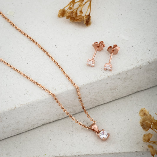 Aurelia Rose Solitaire Set