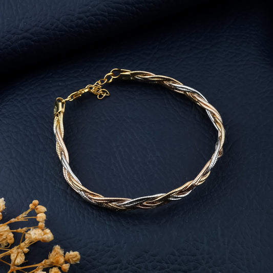 Soleil Twist Tricolor Bracelet