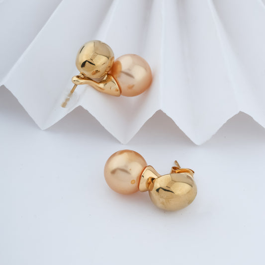 Timeless Sophistication: The Bella Pearl Studs