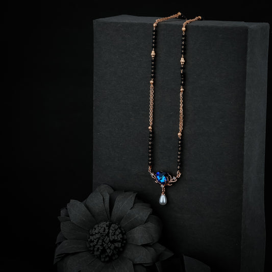 Azure Elegance Mangalsutra