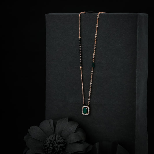 Enchanted Emerald: The Aria Mangalsutra